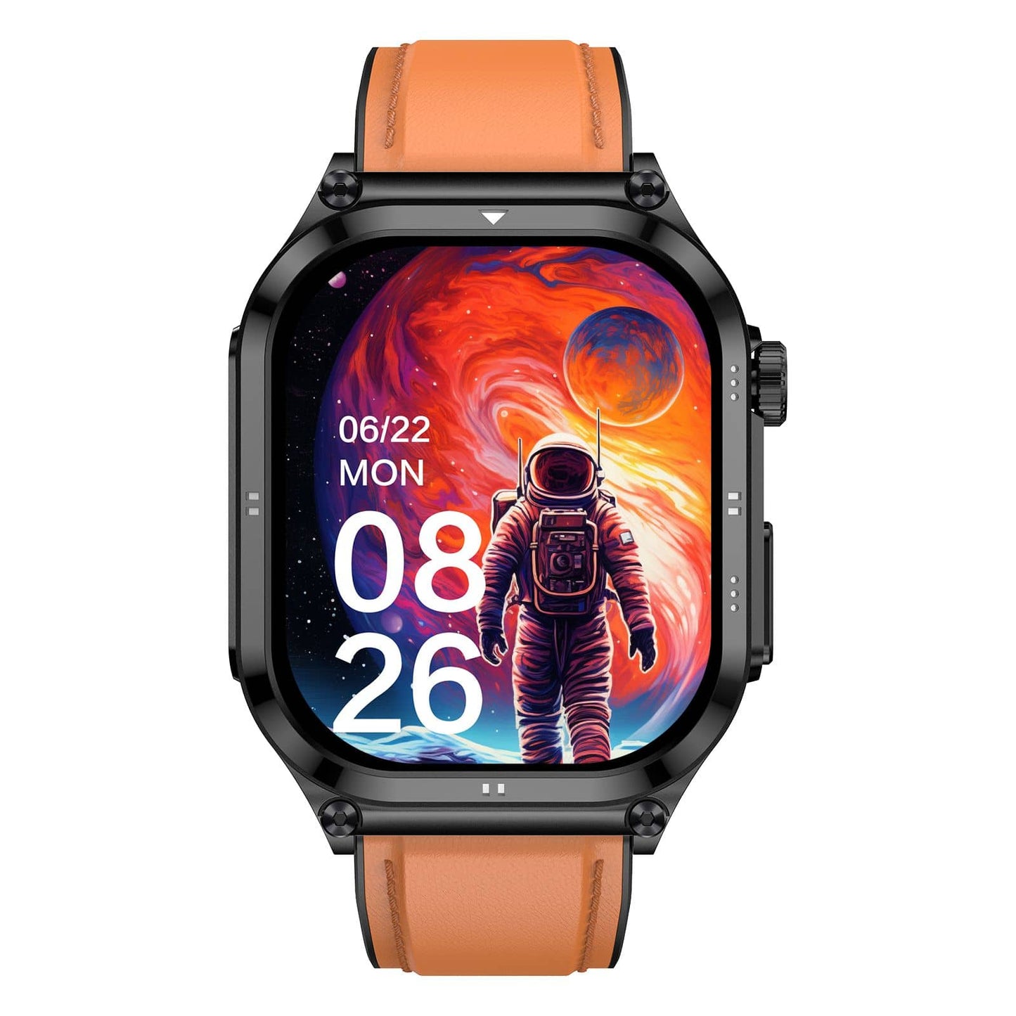Norvo | Amoled Slim Blodglukose Utendørs Ecg/Ekg Bluetooth Anrop Helsemåling Smartklokke
