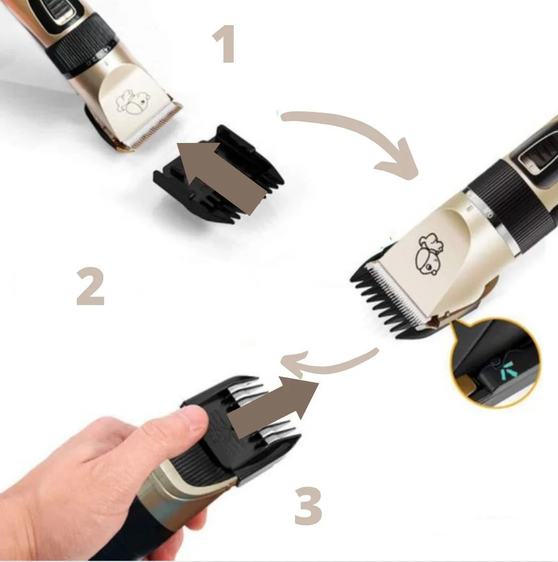 Norvo | GROOMTECH – Profesjonell hundetrimmer med justerbare hastigheter og børste