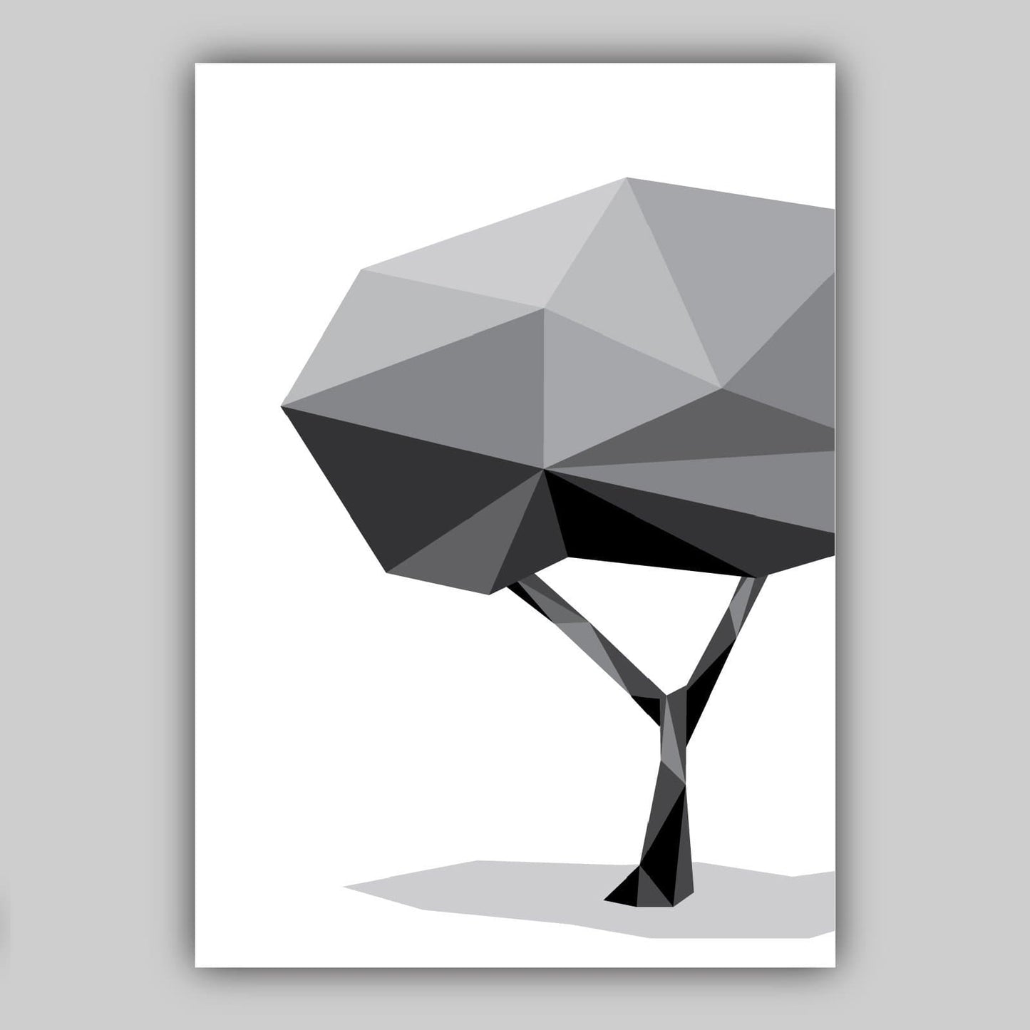 Norvo | Sett med 5 Galleri Veggkunst Skandinavisk Blush Rosa og Grå Kunstutskrifter Hjort Sett Skog Geometriske Veggbilder Plakat Kunstverk