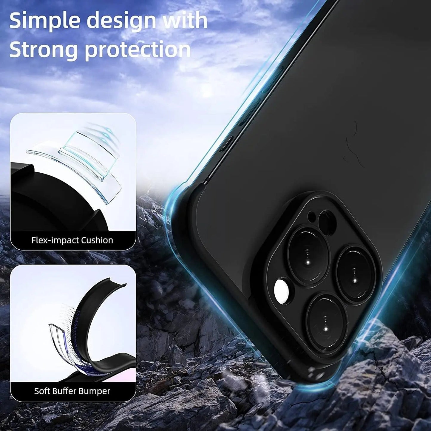 Norvo | Telefondeksel – Tynneste Minimalistiske Tynne Telefon Bumper Beskyttelse