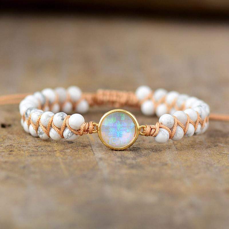 Norvo | Amethyst-Opal Yoga-Armbånd - Aurielle