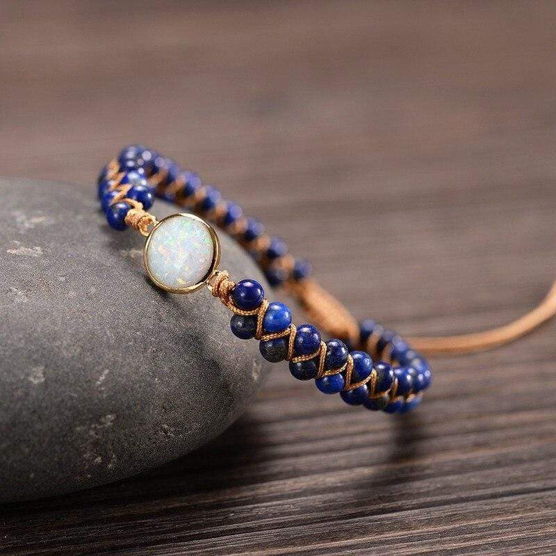 Norvo | Amethyst-Opal Yoga-Armbånd - Aurielle