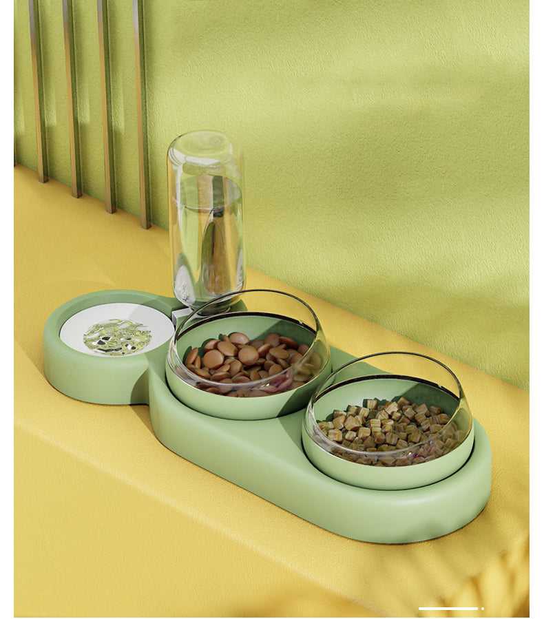 Norvo | Minimalist Twin-Bowl Kattematfordeler
