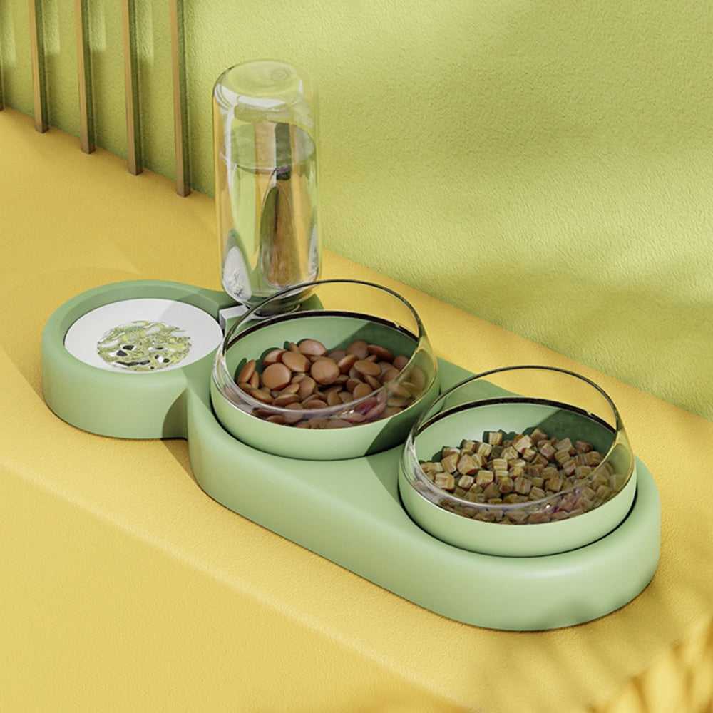 Norvo | Minimalist Twin-Bowl Kattematfordeler