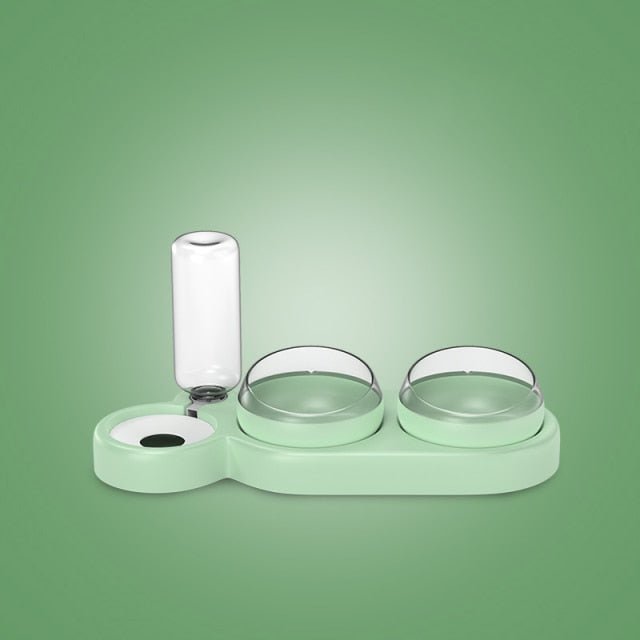 Norvo | Minimalist Twin-Bowl Kattematfordeler