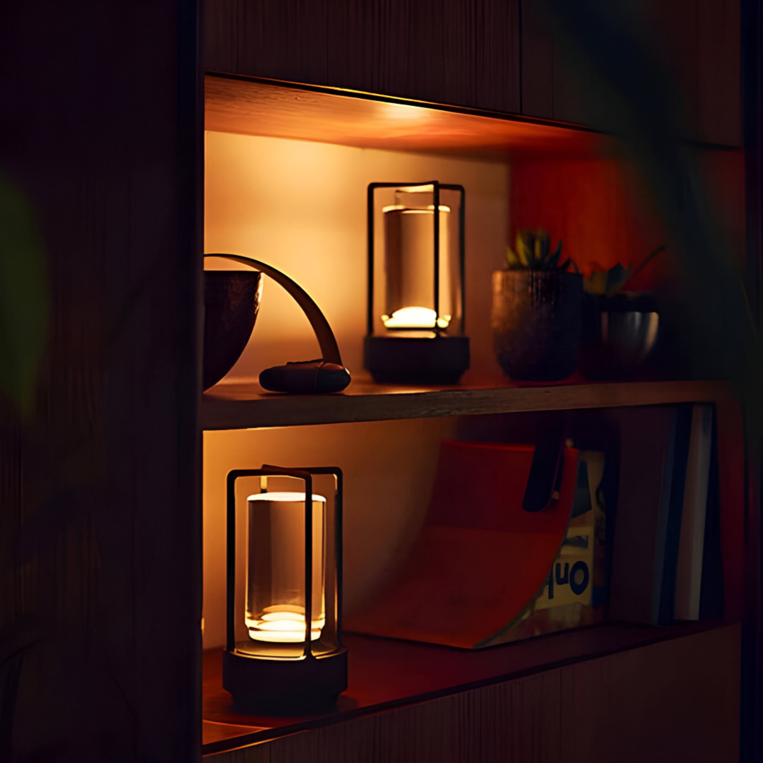 Norvo - Vanntett og bærbar bordlampe, belyst med stil