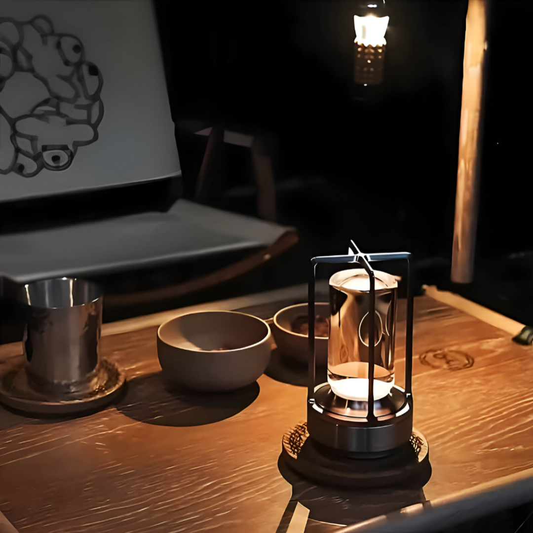 Norvo - Vanntett og bærbar bordlampe, belyst med stil