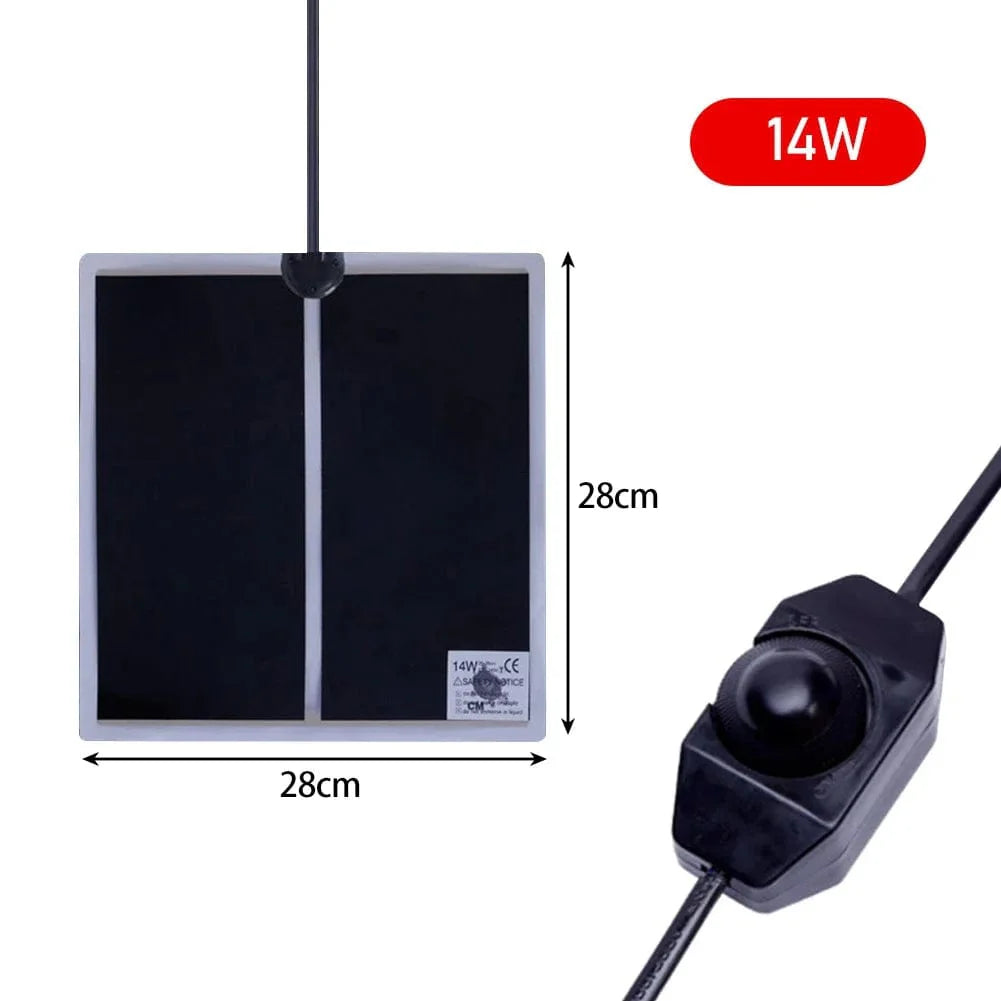 Norvo | 5-35W Terrarium Reptilvarme matte Klatre Kjæledyr Varmeputer Justerbar Temperaturregulator Matter Reptiltilbehør EU