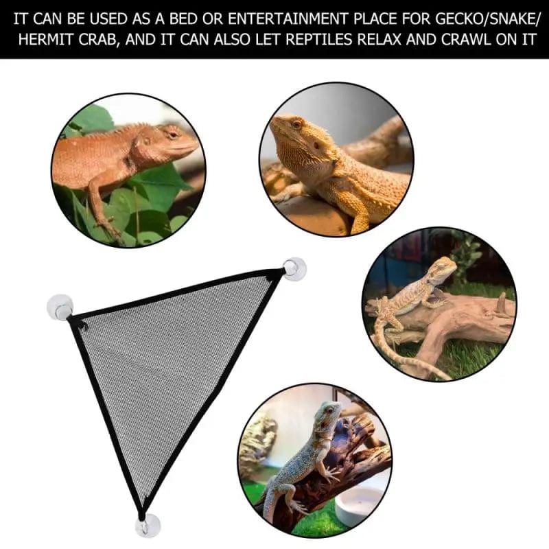 Norvo | 2 Pack Bartagame Hengekøye Echsen-Lounger Stige Hengekøye Tilbehør Reptilhabitat Terrariedekorasjon For Be