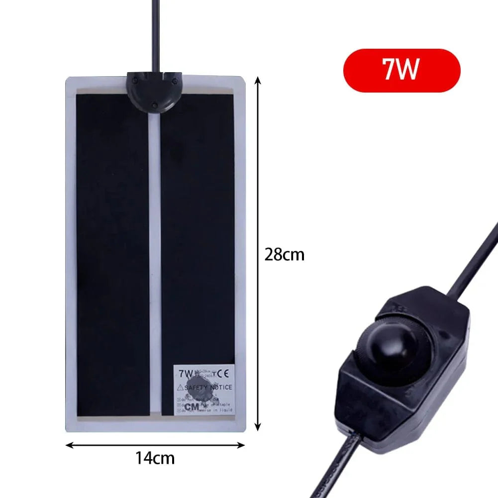 Norvo | 5-35W Terrarium Reptilvarme matte Klatre Kjæledyr Varmeputer Justerbar Temperaturregulator Matter Reptiltilbehør EU