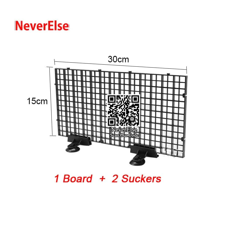 Norvo | Akvarium Tilbehør 30x15cm Akvarienett Gitter Isolasjonplate Skillevegg, Beskyttelseshatt Deksel Topp for Fisk Skilpadde