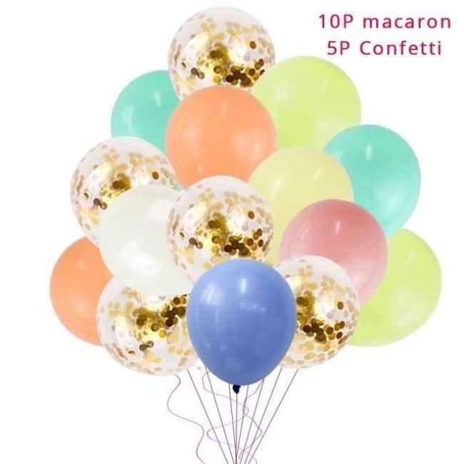 Norvo | Enhjørning Fest Servise Sett Enhjørning Ballonger Serviett Kopp Tallerken Hatt Barn Gratulerer med dagen Dekorasjon Baby Shower Utstyr