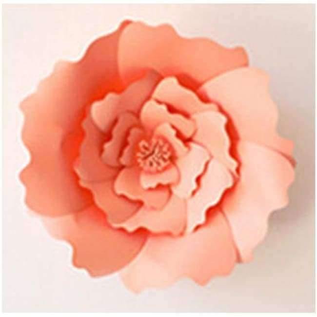 Norvo | 30cm Papirblomster med engangsservise for bursdagsfestdekorasjoner Barn Einhornfest Babyfest Tilbehør