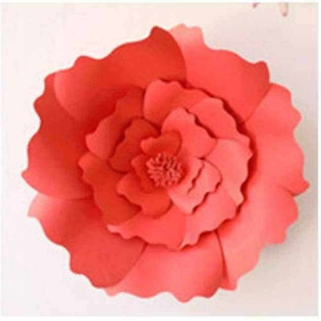 Norvo | 30cm Papirblomster med engangsservise for bursdagsfestdekorasjoner Barn Einhornfest Babyfest Tilbehør