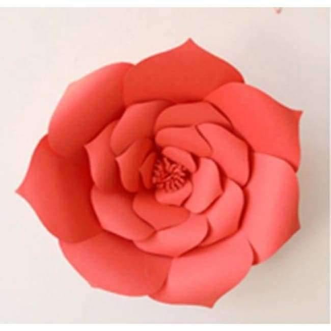 Norvo | 30cm Papirblomster med engangsservise for bursdagsfestdekorasjoner Barn Einhornfest Babyfest Tilbehør