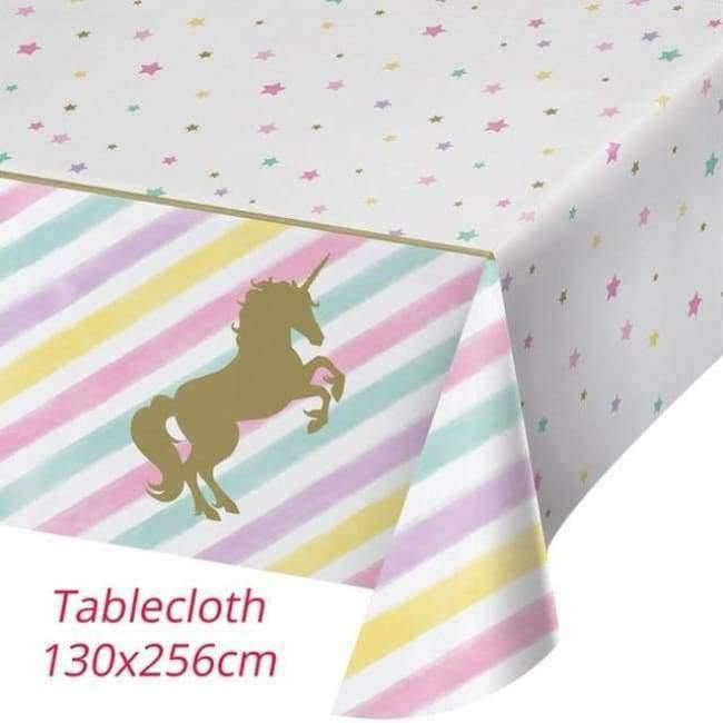 Norvo | 30cm Papirblomster med engangsservise for bursdagsfestdekorasjoner Barn Einhornfest Babyfest Tilbehør
