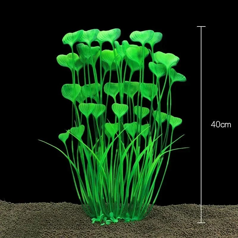 Norvo | Akvariefisk tank vannplante dekorasjon akvariedekor vannplanter undervanns plast kunstgress tilbehør kjæledyrbehov hjem