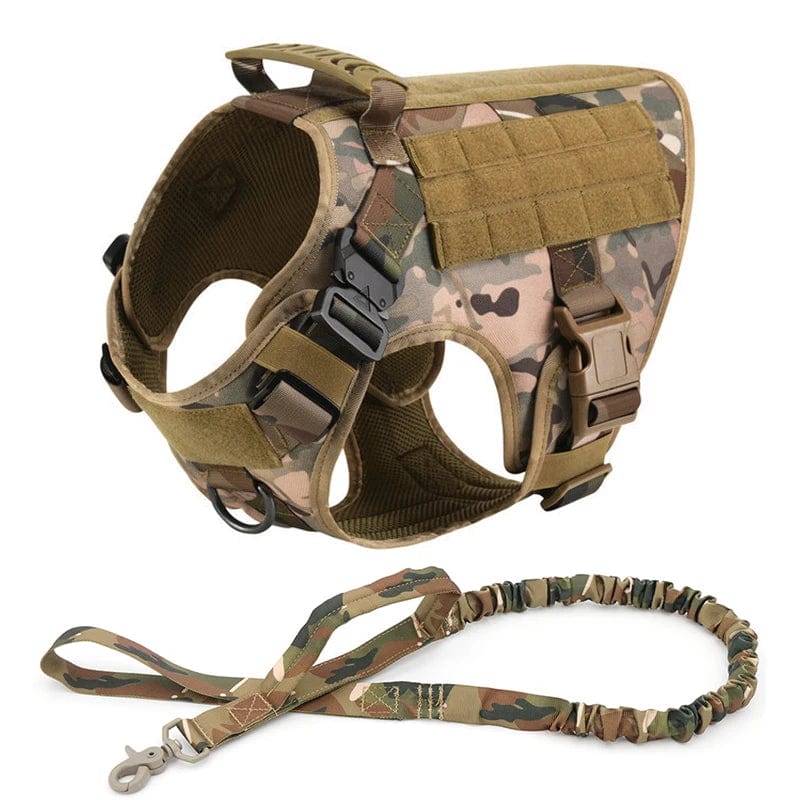 Norvo | Militær Stort Hundesele Kjæledyr Tysk Shepherd K9 Malinois Treningsvest Taktisk Hundesele Og Snor Sett For Hund Tilbehør