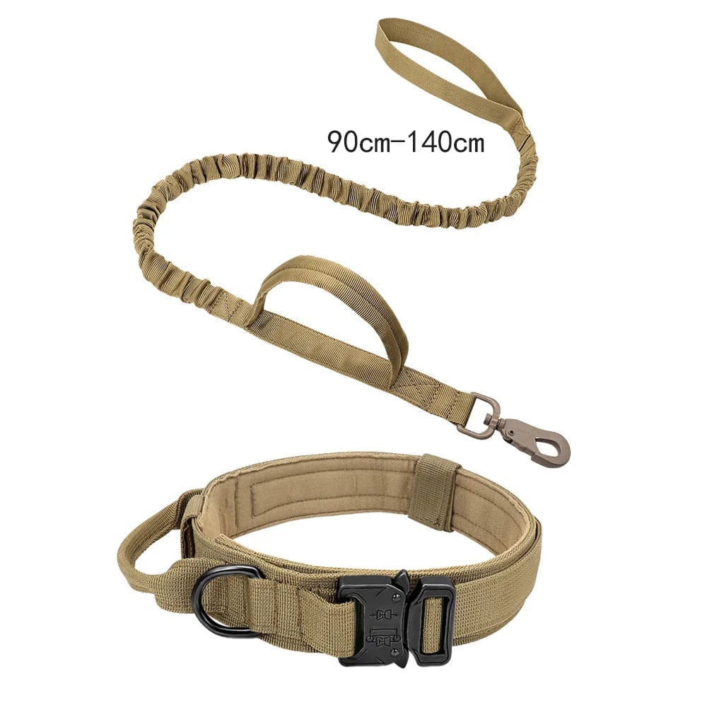 Norvo | Taktisk Hundehalsbånd Militær Justerbar Robust Nylonline For Mellomstore Store Turer Trening Husdyrtilbehør Bruddline Seil