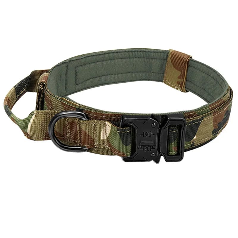 Norvo | Taktisk Hundehalsbånd Militær Justerbar Robust Nylonline For Mellomstore Store Turer Trening Husdyrtilbehør Bruddline Seil