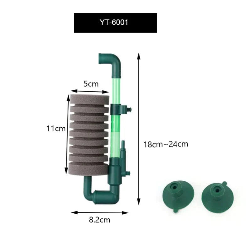 Norvo | Nytt bio-skumfilter for akvarium fisketank reker dam luftpumpe biokjemisk filtrering lydløs skumgummi akvarium tilbehør