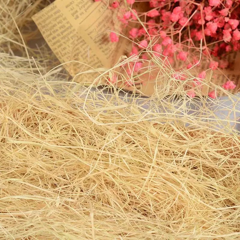 Norvo | 1 Pakke 30g Jute Reirmateriale Rede / Fiber Volierer Fugl Kanarifugl Finker Rede Fyllt Gress Fugleburt Tilbehør Dekorasjon