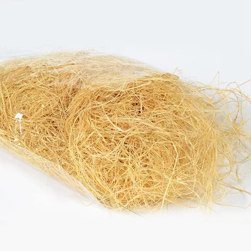 Norvo | 1 Pakke 30g Jute Reirmateriale Rede / Fiber Volierer Fugl Kanarifugl Finker Rede Fyllt Gress Fugleburt Tilbehør Dekorasjon