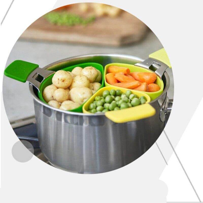 Norvo | 3Pcs Enkel Tallerken Mat Dampskinn