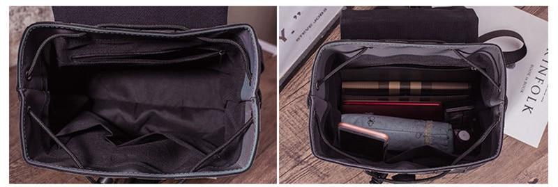 Norvo | Luminous Geometrisk Ryggsekk Dame Veske Ryggsekk