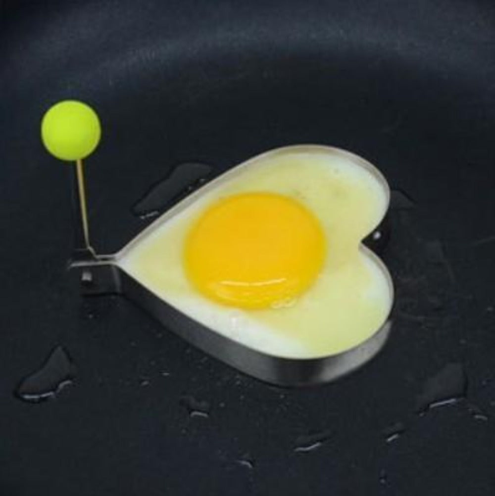 Norvo | Stål Stekt Egg Pannekake Formings Mold 4 stk sett