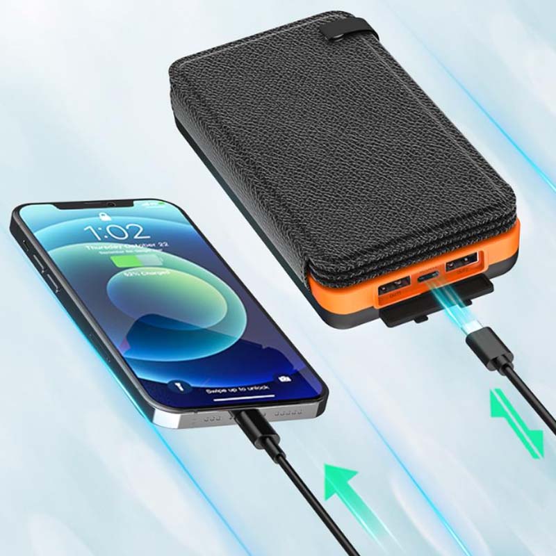 25000mAh Høyytelses Solkraftbank - Hurtiglading
