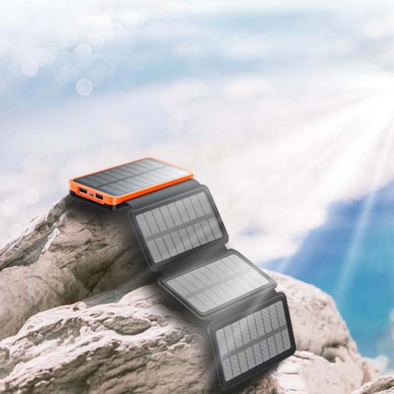 25000mAh Høyytelses Solkraftbank - Hurtiglading