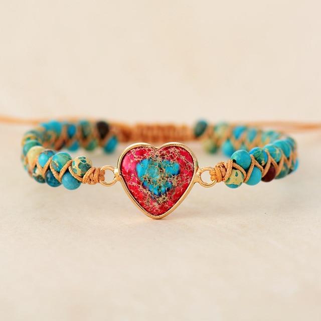 Amélie LoveStone Armbånd - Elegant Jaspis Tilbehør