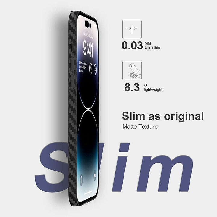 Skanto | 0.3mm Ultra Tynn Tekstur Matt Hardt Skall For iPhone