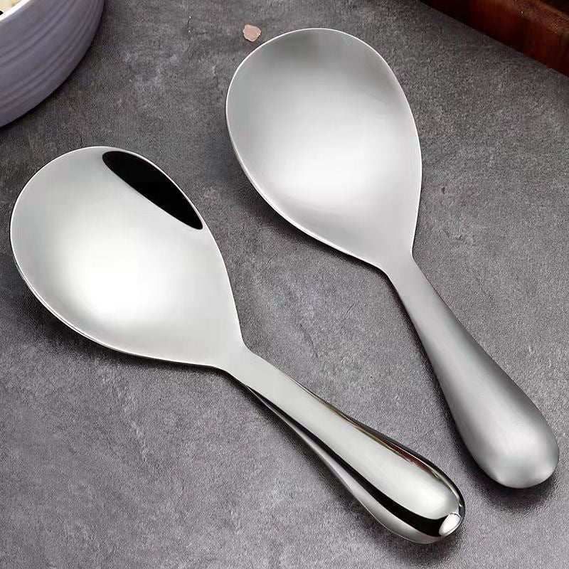 Tykk rustfritt stål non-stick ris skje | Skanto