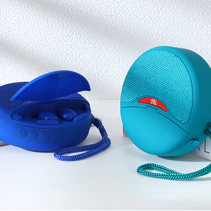 Skanto | 2 i 1 Portable Mini Lyd med Bluetooth Høretelefoner