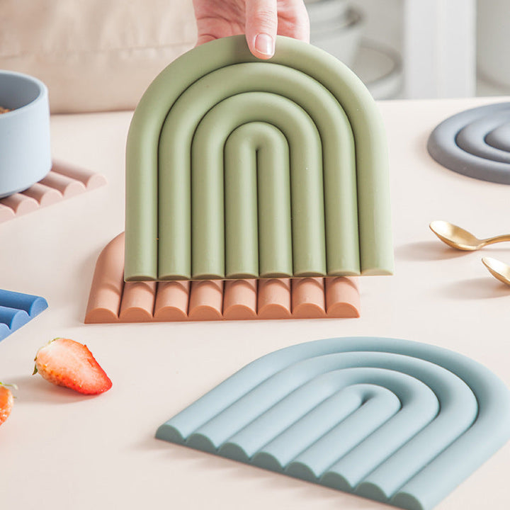 Skanto | Rainbow Silikon Bordmat Coaster
