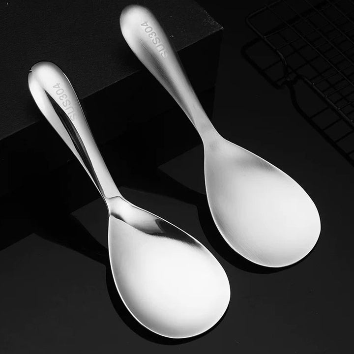 Tykk rustfritt stål non-stick ris skje | Skanto