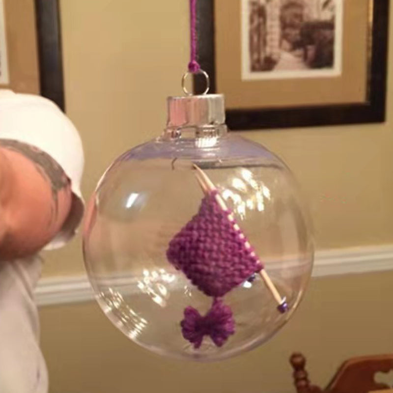 Jule Strikket Kule Ornamenter Xmas Tre Henge Dekorasjon Pendel | Skanto