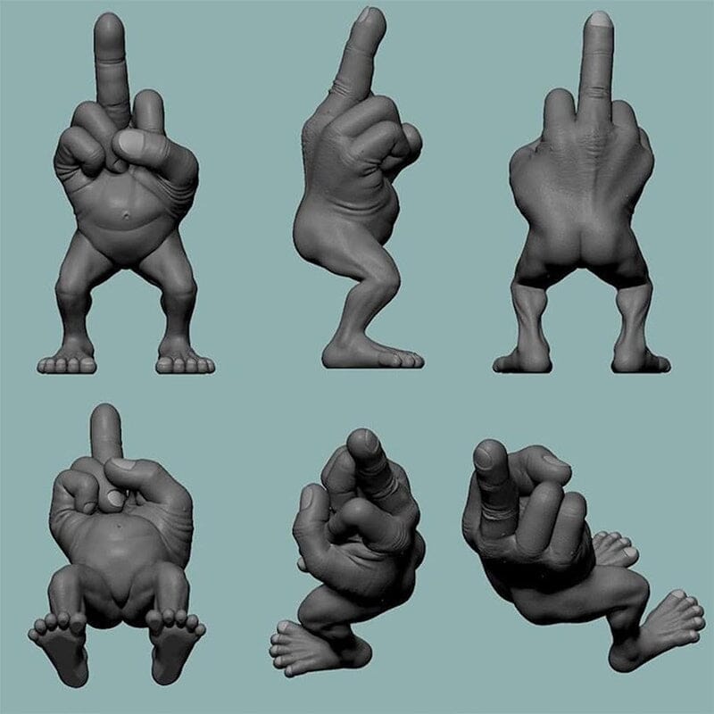 Midt Finger Figur med Ben | Skanto