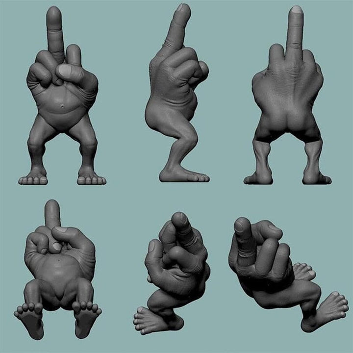 Midt Finger Figur med Ben | Skanto