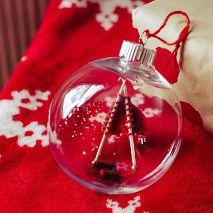Jule Strikket Kule Ornamenter Xmas Tre Henge Dekorasjon Pendel | Skanto
