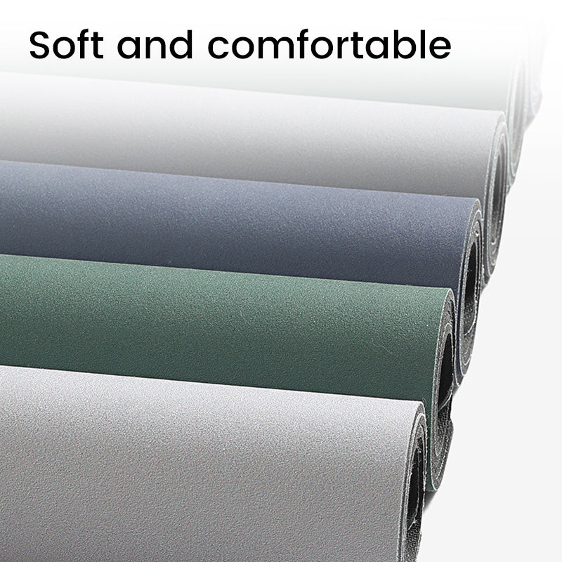Solid Color Anti-Slip Badematmyk Rask-Dry Vaskbar Dusjmatte | Skanto