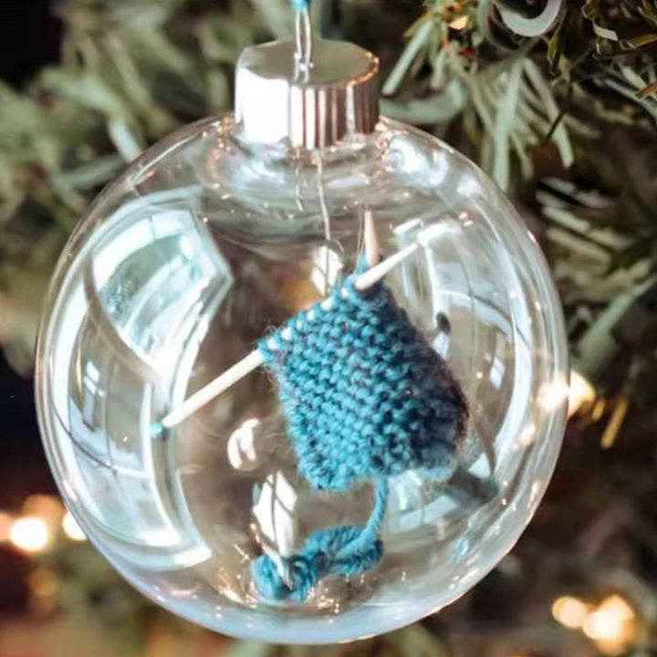 Jule Strikket Kule Ornamenter Xmas Tre Henge Dekorasjon Pendel | Skanto