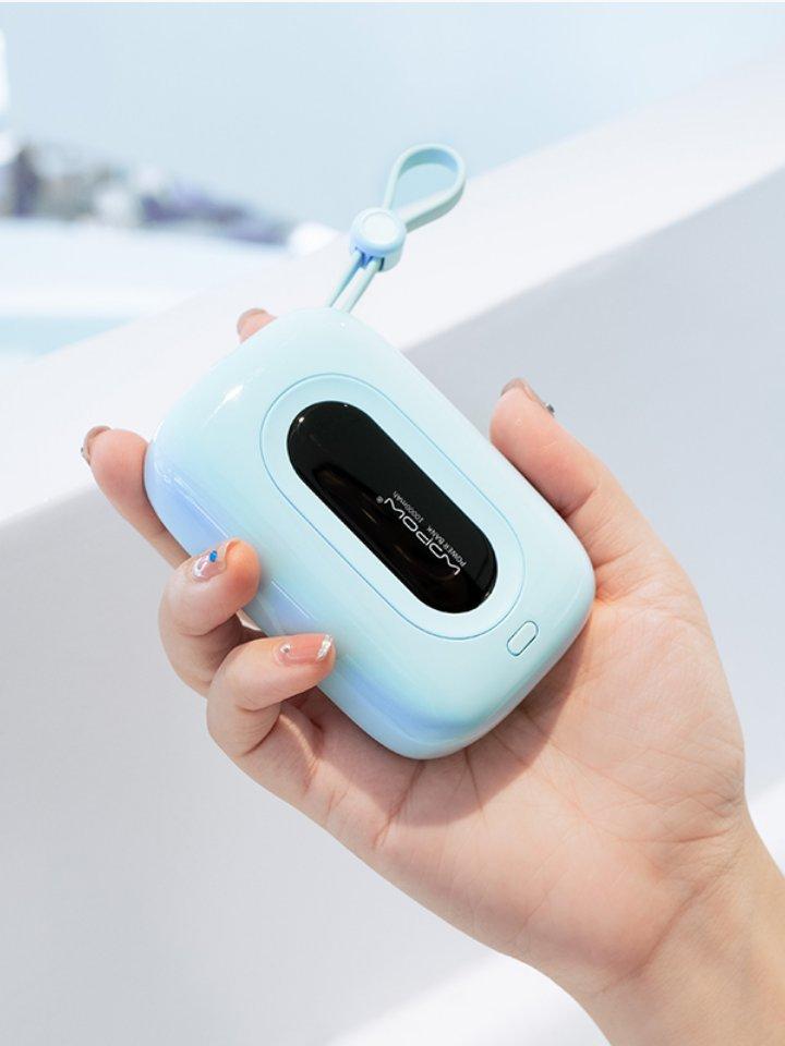 Skanto | 10000mAh Innebygd Dobbelt Kabel Power Bank
