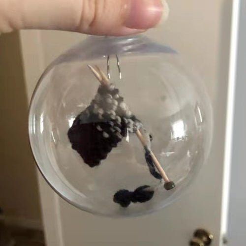 Jule Strikket Kule Ornamenter Xmas Tre Henge Dekorasjon Pendel | Skanto