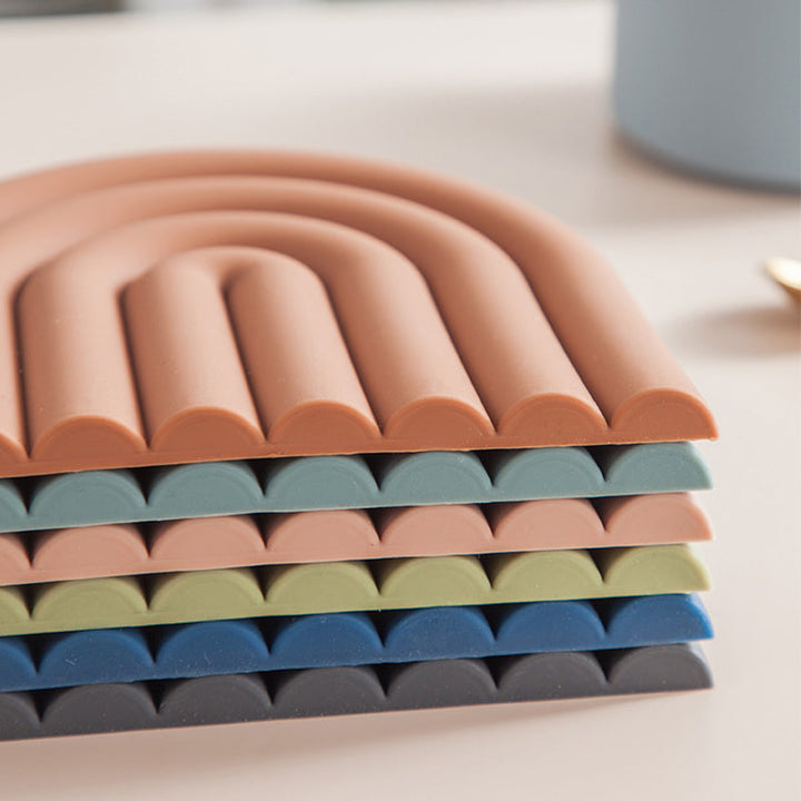 Skanto | Rainbow Silikon Bordmat Coaster