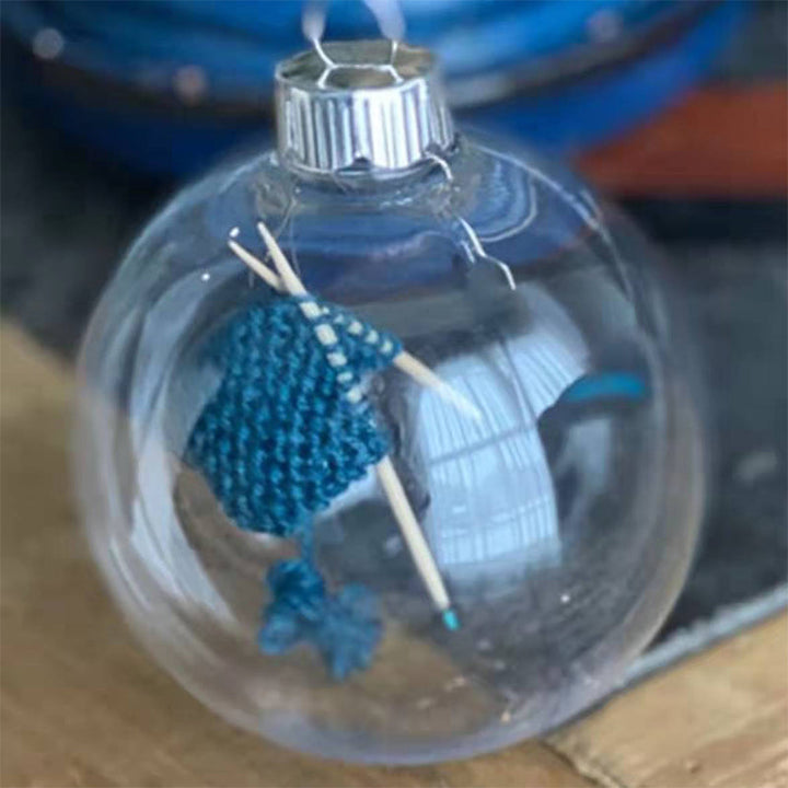 Jule Strikket Kule Ornamenter Xmas Tre Henge Dekorasjon Pendel | Skanto