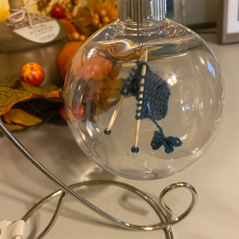 Jule Strikket Kule Ornamenter Xmas Tre Henge Dekorasjon Pendel | Skanto