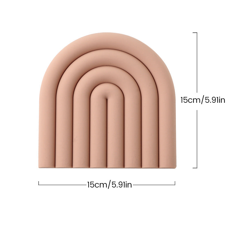 Skanto | Rainbow Silikon Bordmat Coaster